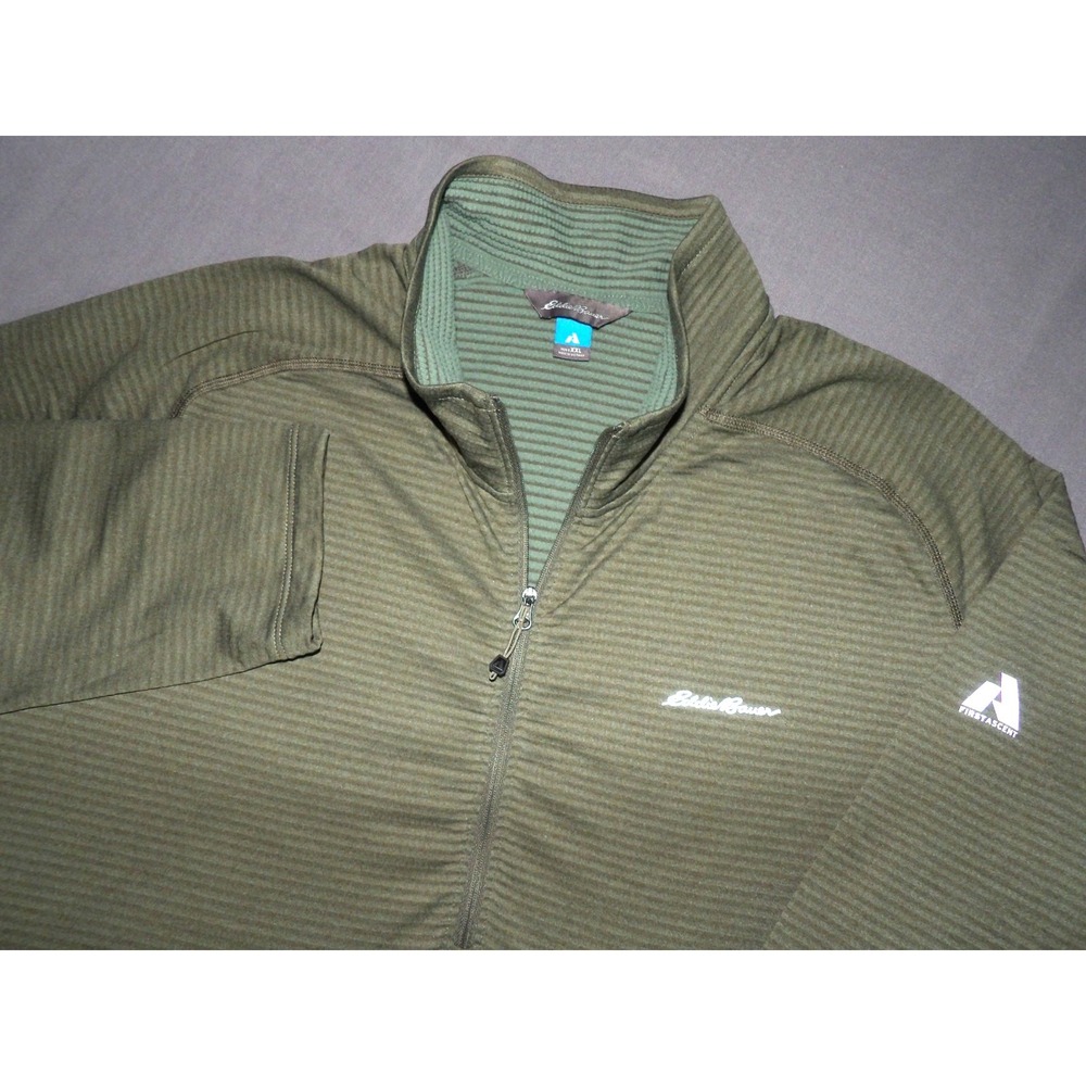Eddie‎ Bauer First Ascent Fleece Lined Stretch 1/4 Zip Athletic Jacket Men's XXL